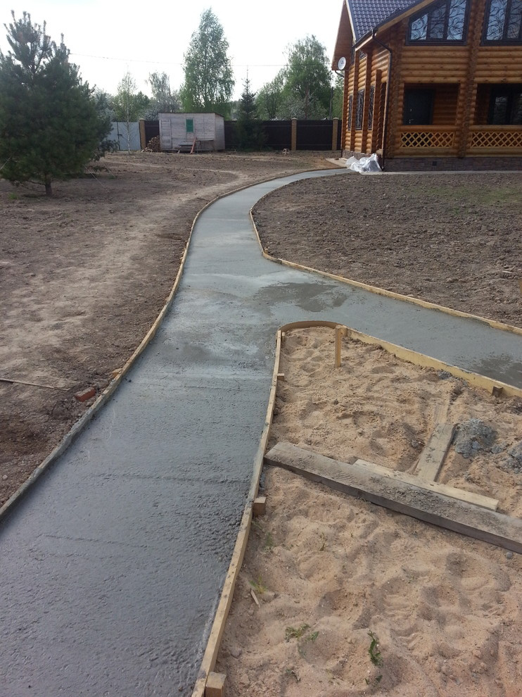Бетонирование дорожек