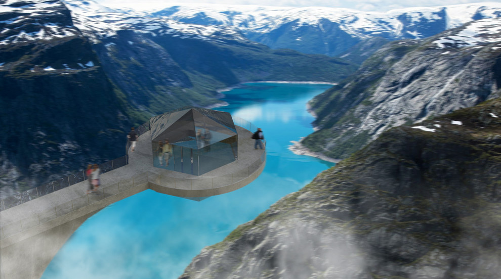 Смотровая площадка в Норвегии