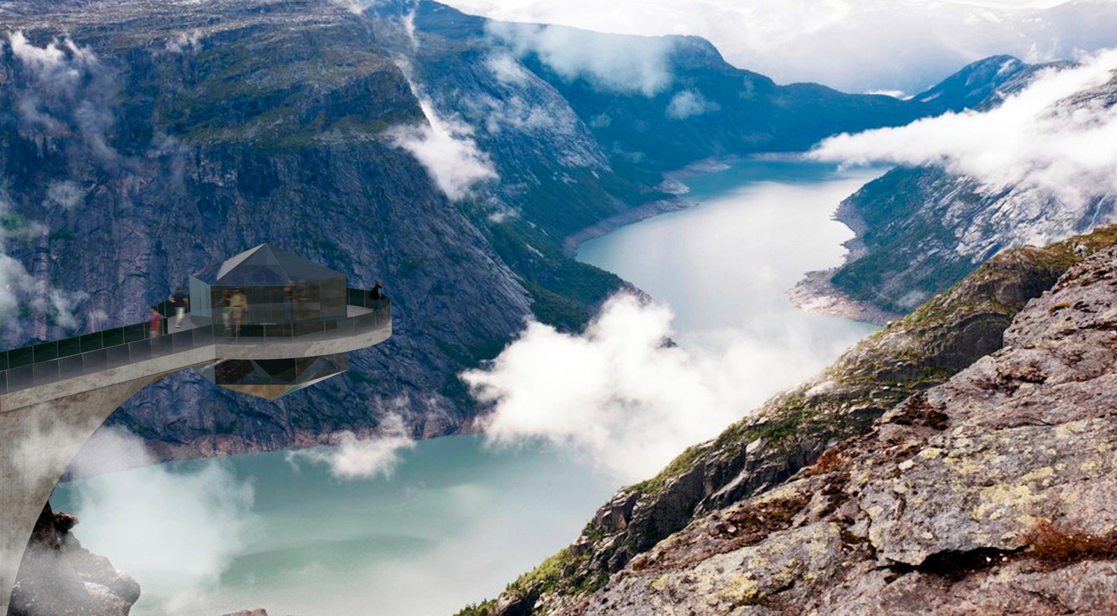 Смотровая площадка в Норвегии