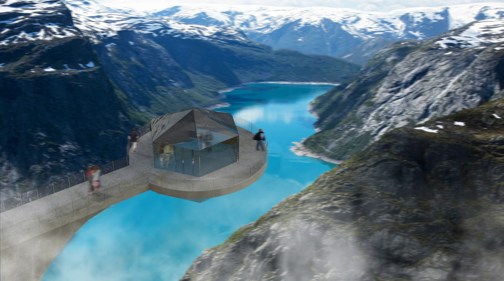 Смотровая площадка в Норвегии