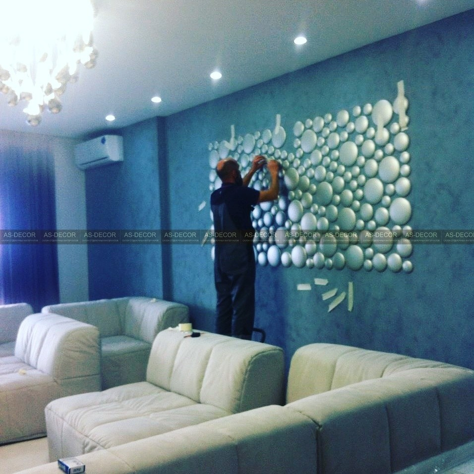 Монтаж. 3D панели Premium. Панно.