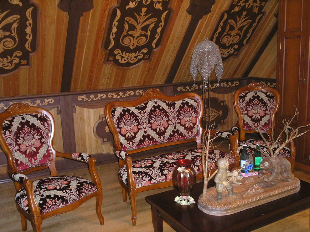 Отделка дома охотника. Дизайн интерьера