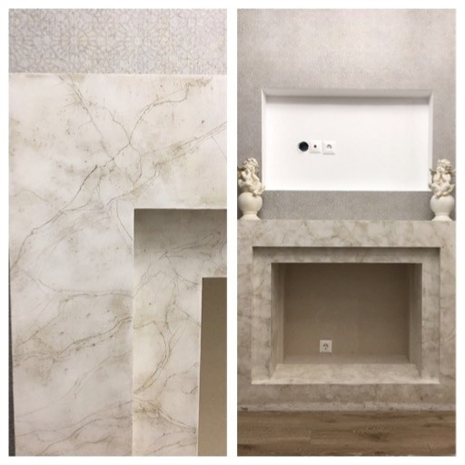 Декоративная штукатурка в интерьере