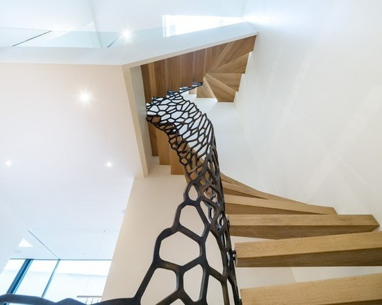 Современные перила сделанные с помощью лазерной резки