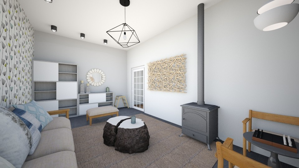 Скандинавская гостиная