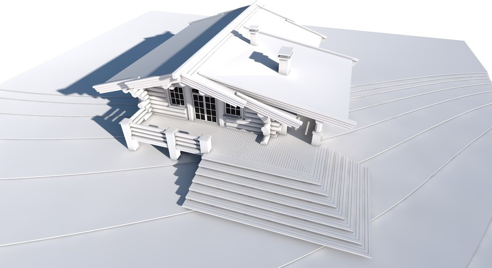 Деревянный дом.