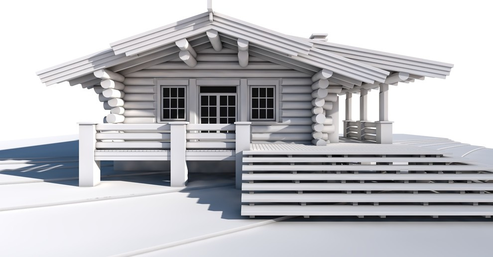 Обложка проекта: Деревянный дом.