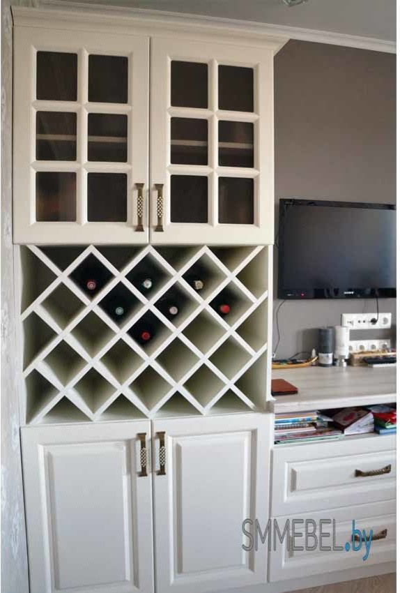 Кухни с окрашенными фасадами