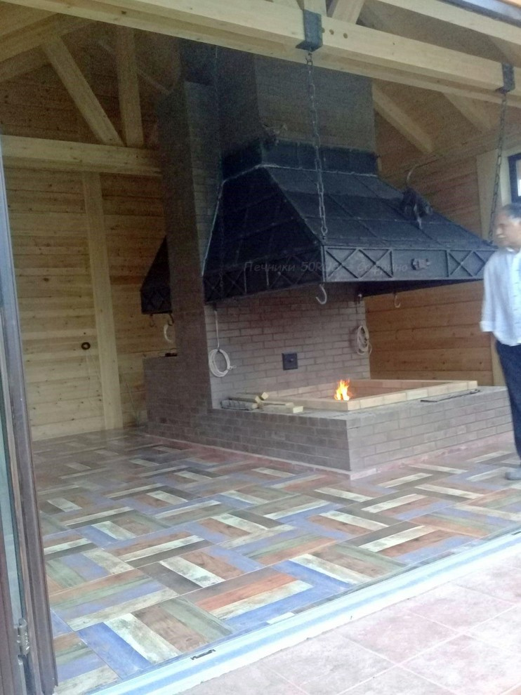 Проект Камина - Очага + печь под казан + магал "Аврора"