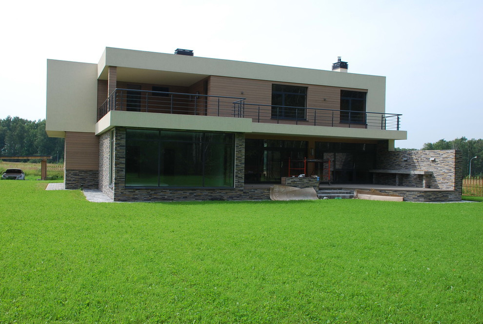 Строящийся частный жилой дом