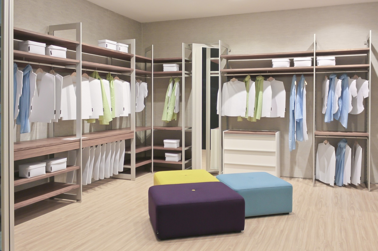 Угловая гардеробная raumplus Cornice