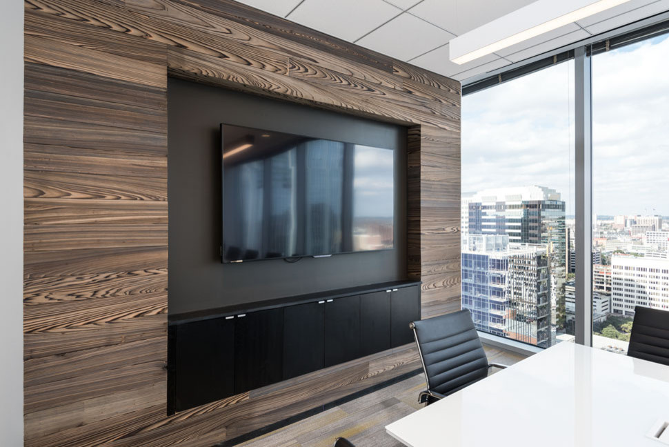 Стеновые панели из обожженной древесины