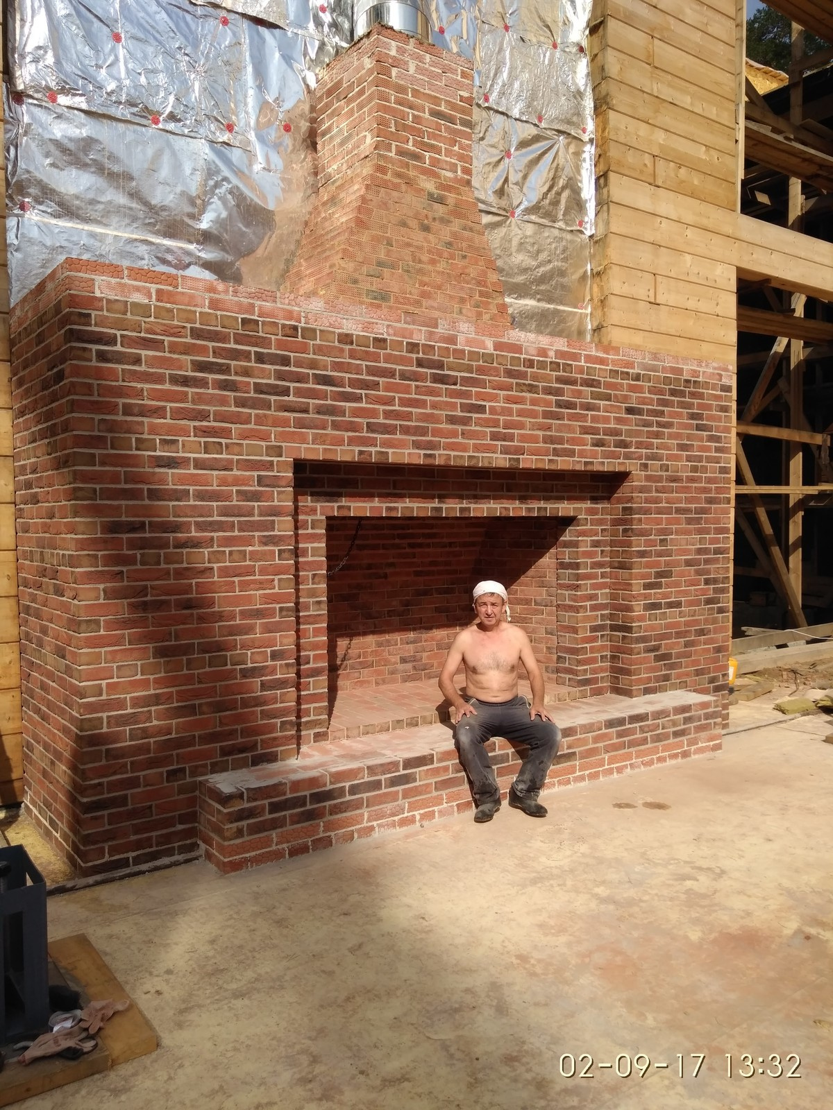 Камины кирпичные