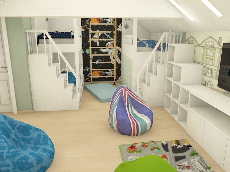 Kids' room on the 3-rd floor