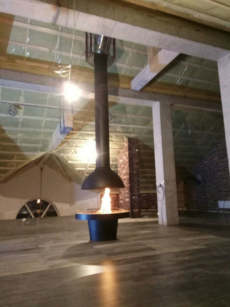 Обложка проекта: Работы по монтажу подвесного камина Openfire Sphere