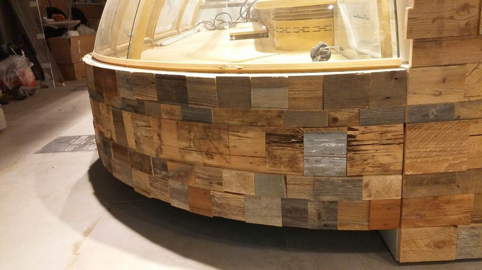 Мозаика из старинной доски