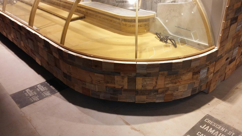 Мозаика из старинной доски