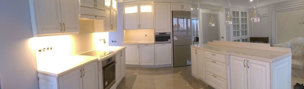 Кухня. Фасады - массив ясеня