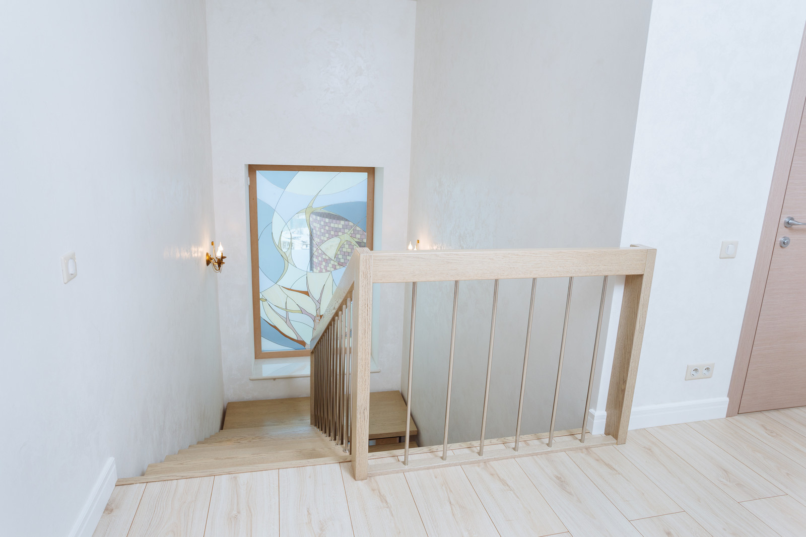 Деревянная лестница в частном доме по ул. Новоилларионовская г. Чебоксары