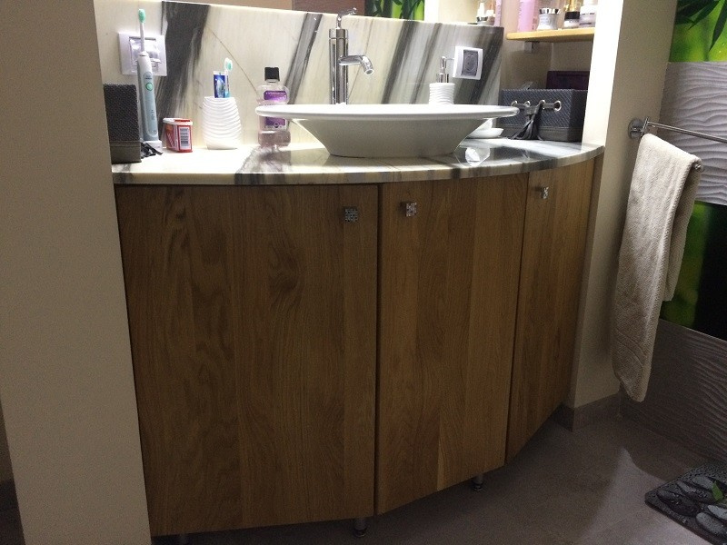 Тумба для ванной из массива