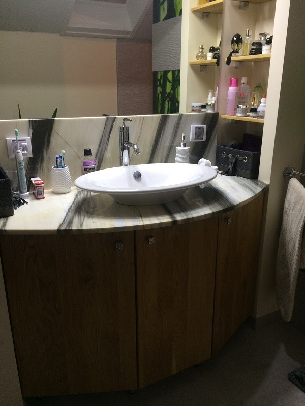 Тумба для ванной из массива