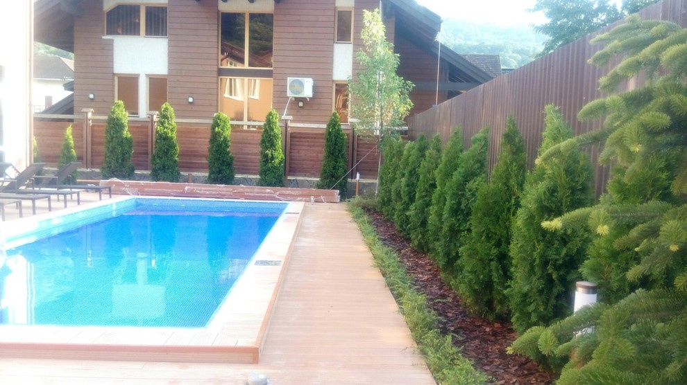 Озеленение и благоустройство частной территории Красная поляна