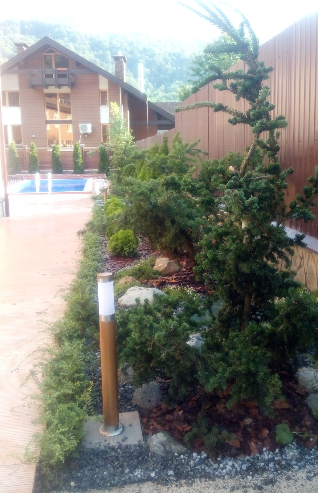 Озеленение и благоустройство частной территории Красная поляна