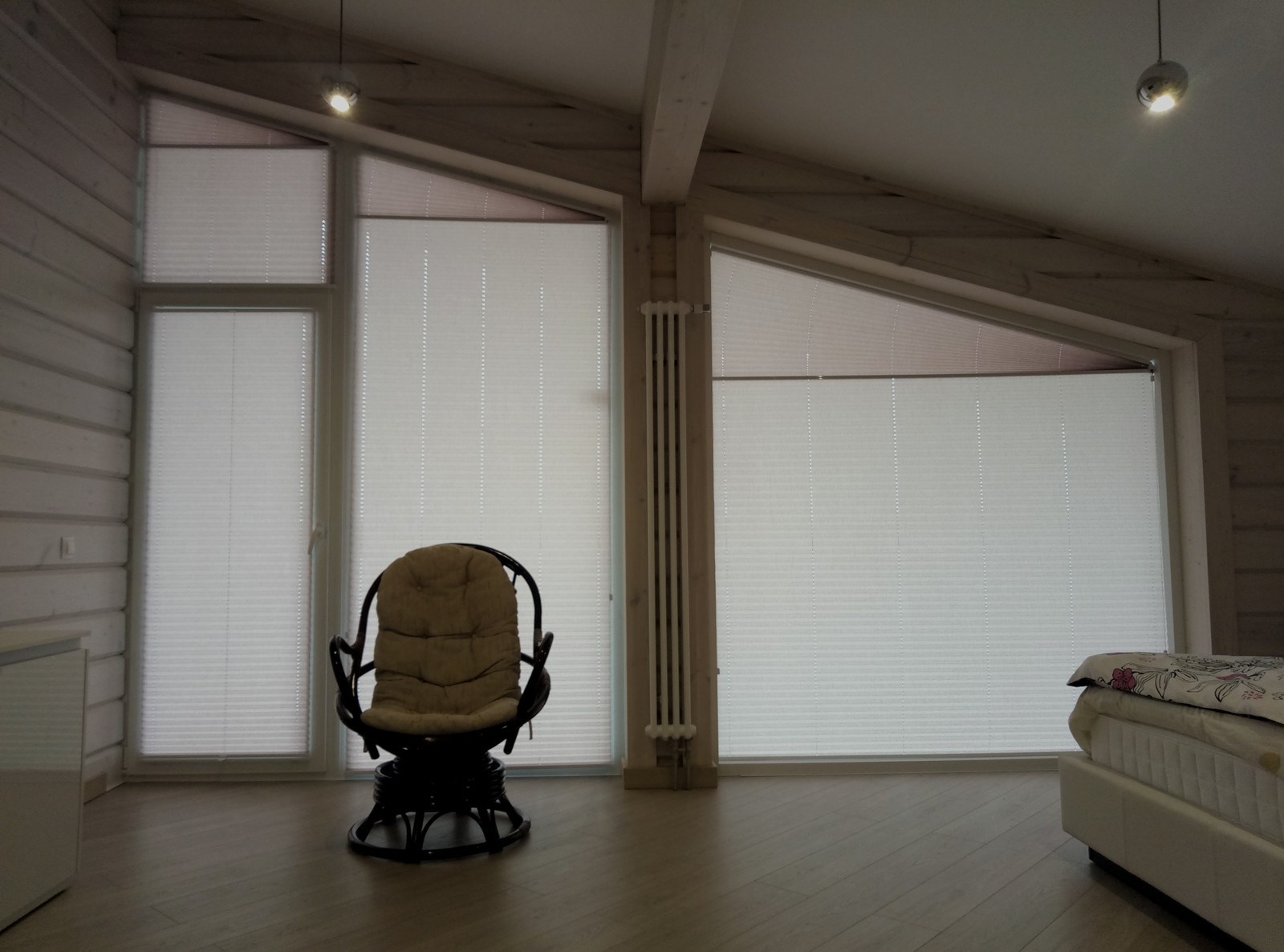 Киссолово. Шторы плиссе.