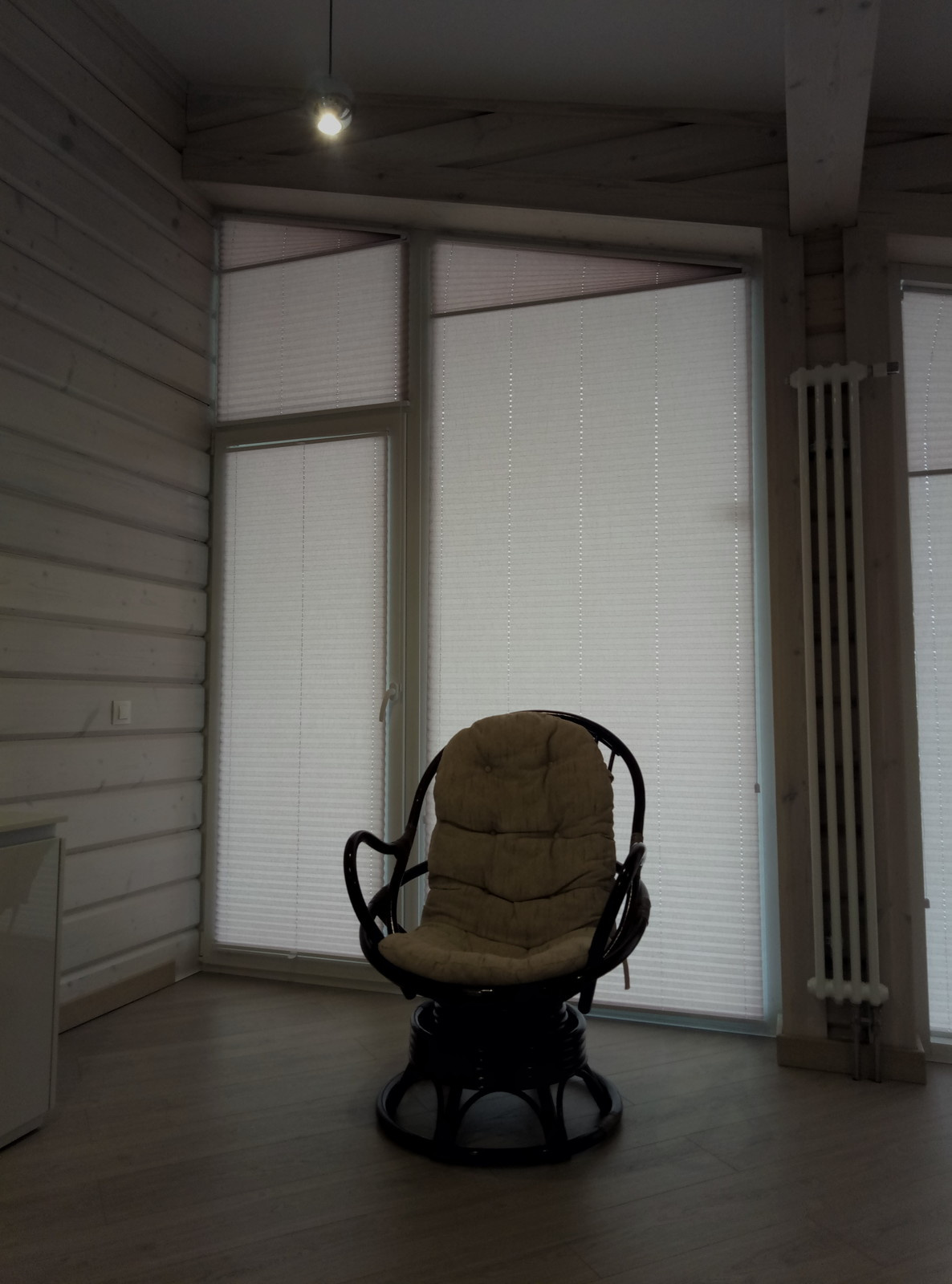 Киссолово. Шторы плиссе.