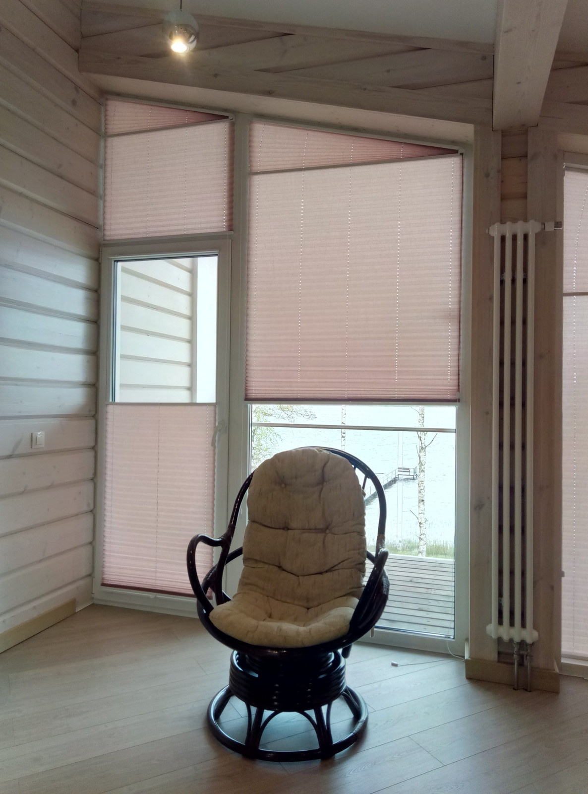 Киссолово. Шторы плиссе.