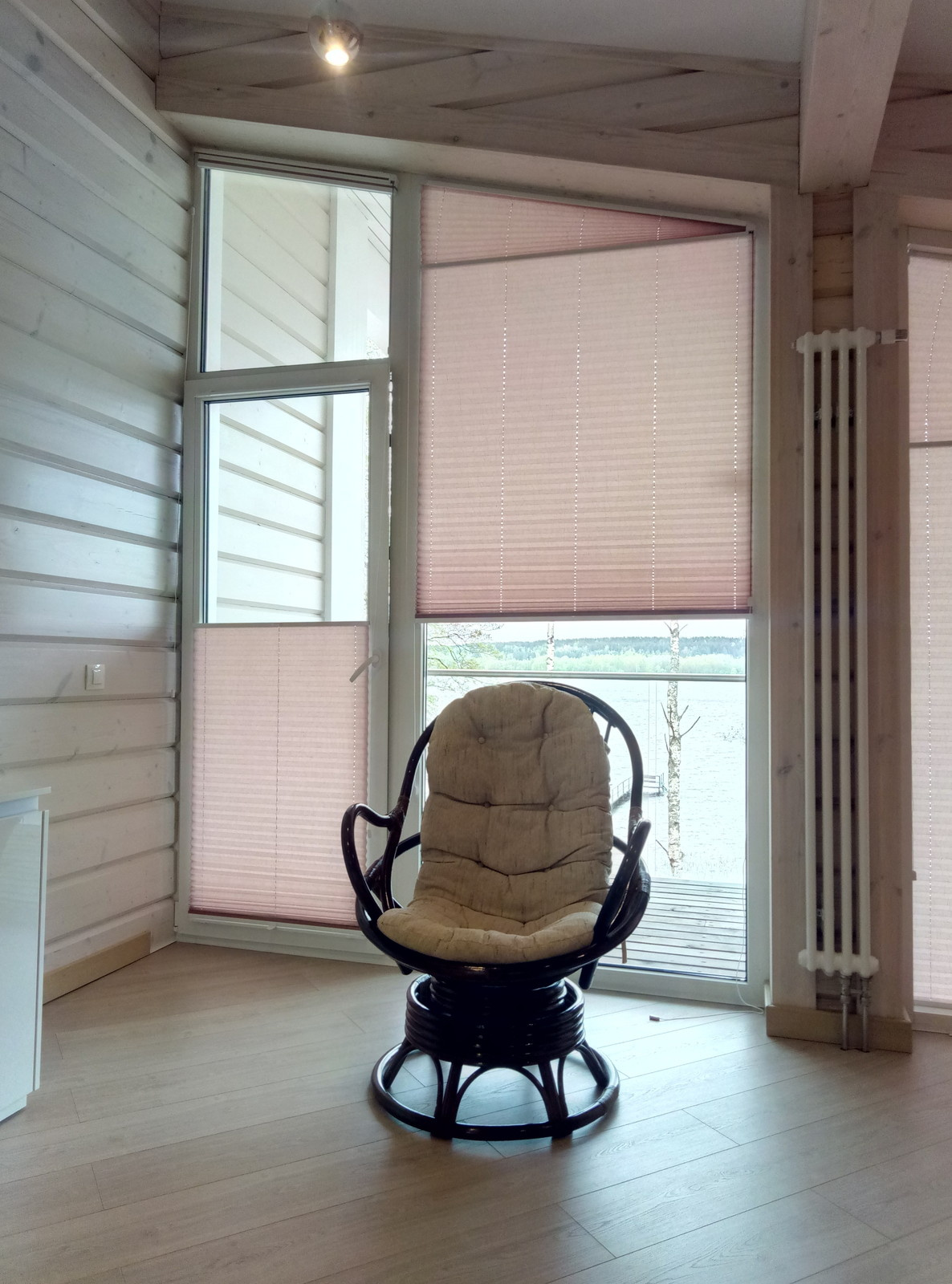 Киссолово. Шторы плиссе.