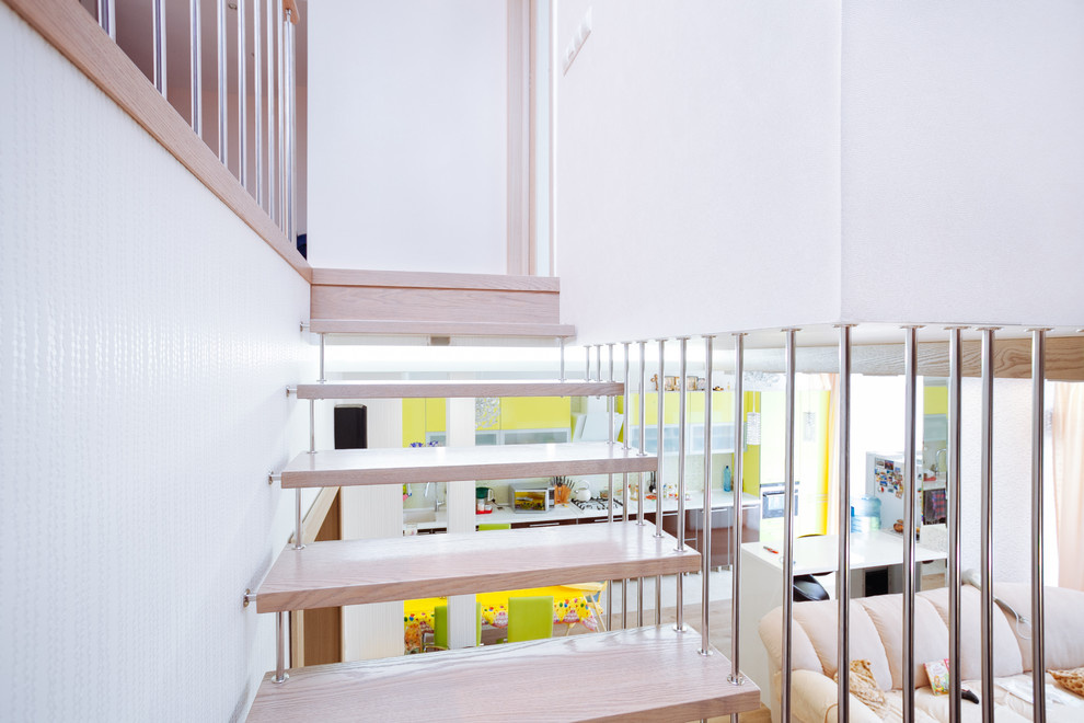 13. Лестница на больцах в квартире по ул. Ярмарочная г. Чебоксары