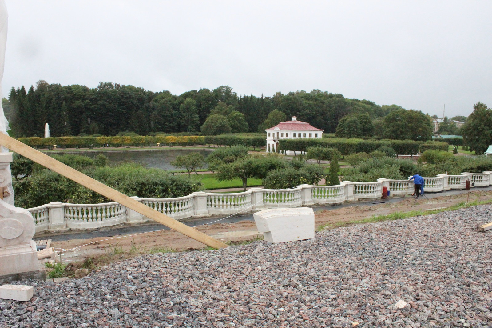 Петергоф. Укрепление вала.