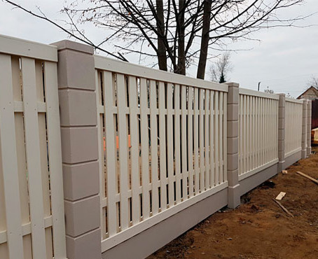 Светлые тона в ограждениях, это тренд 17 года