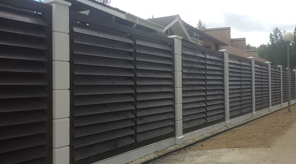 ЗАБОРЛЕГО с секциями ЖАЛЮЗИ