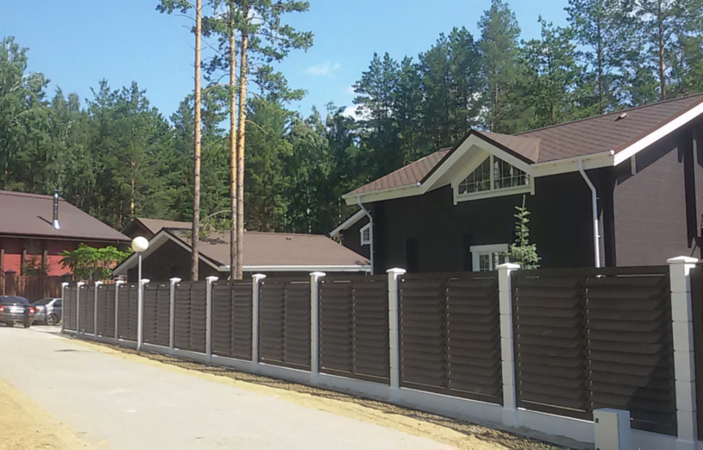 Обложка проекта: ЗАБОРЛЕГО с секциями ЖАЛЮЗИ