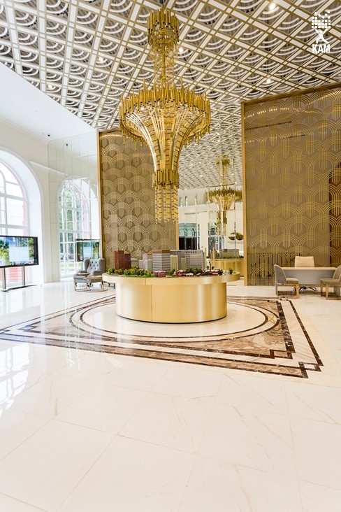 "Золотой" офис продаж ЖК «Серебряный фонтан»