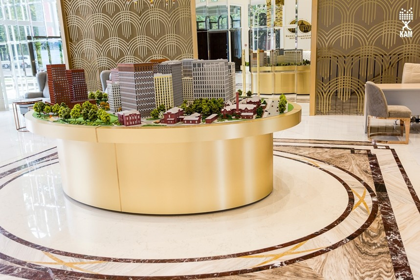 "Золотой" офис продаж ЖК «Серебряный фонтан»