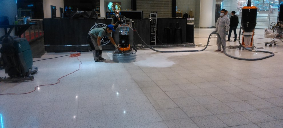 Шлифовка и полировка камня, агломерата, бетона