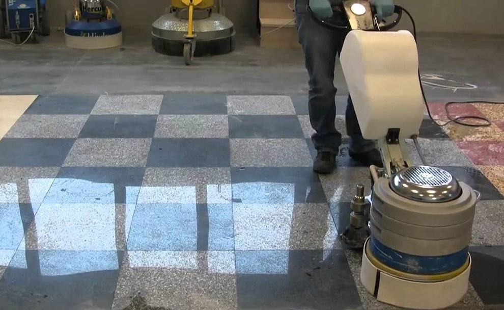 Шлифовка и полировка камня, агломерата, бетона