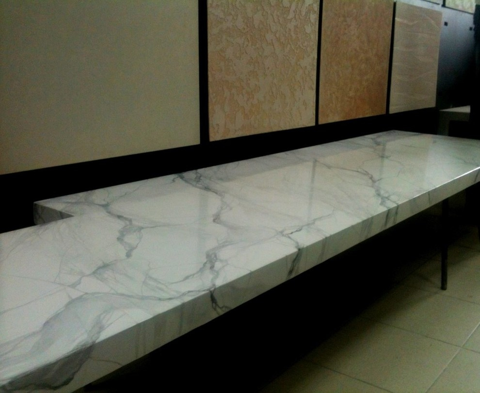 Обложка проекта: Имитация мрамора на мебели