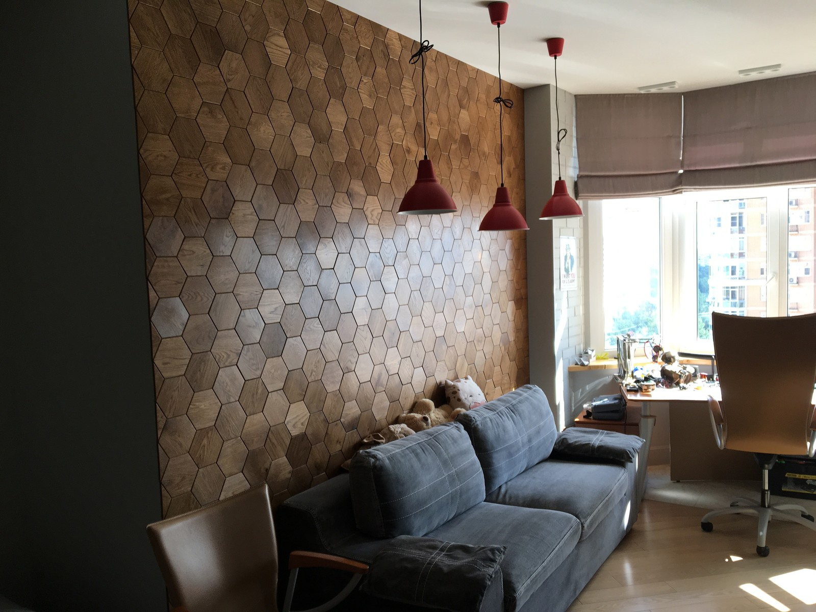 Hexagon, шестигранник, соты из массива