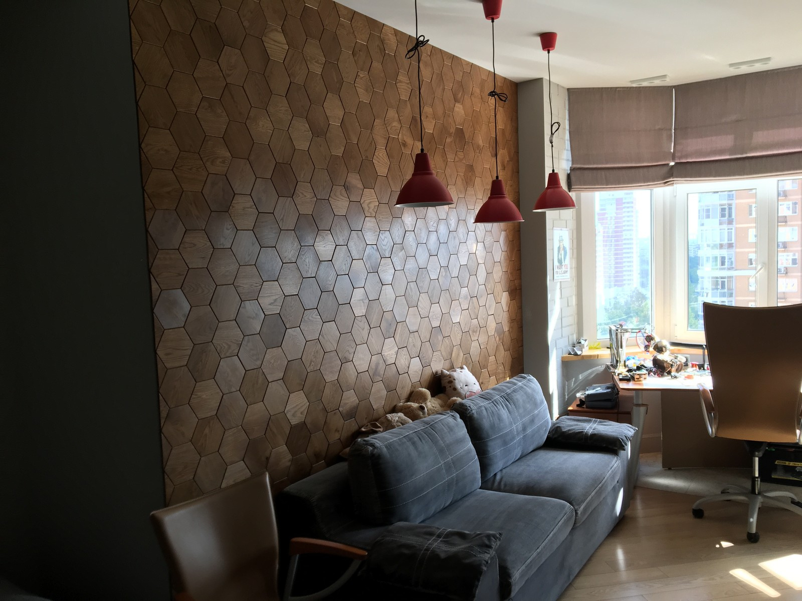 Hexagon, шестигранник, соты из массива