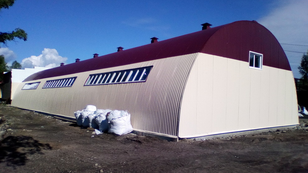 Ангар арочного типа 12,0 х 37,0 м.