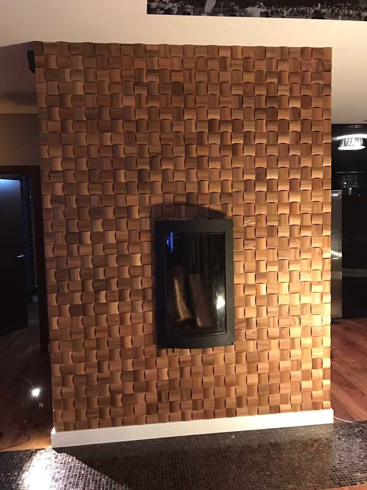 Деревянная мозаика из массива