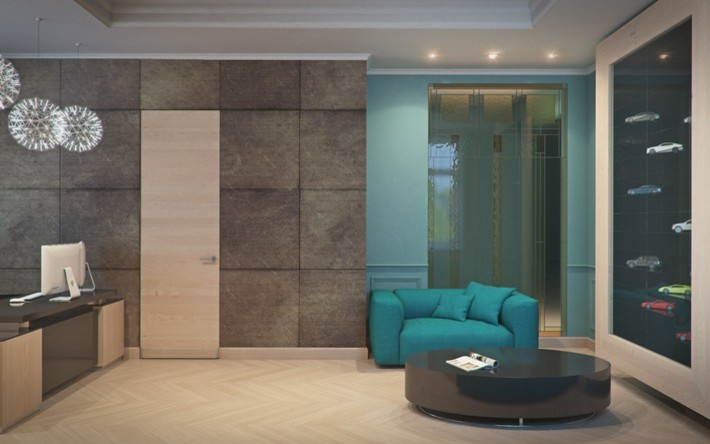 Проекты студии Дизайна ORIGAMI с использованием декоративной штукатурки