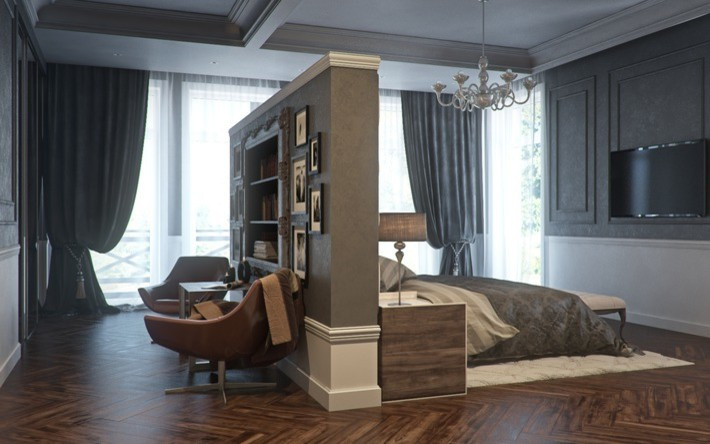 Проекты студии Дизайна ORIGAMI с использованием декоративной штукатурки