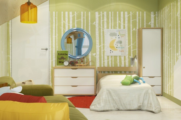 Проекты студии Дизайна ORIGAMI с использованием декоративной штукатурки