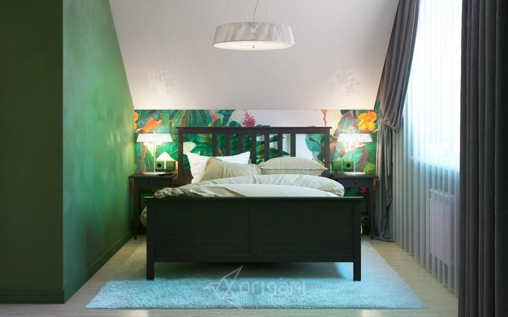 Проекты студии Дизайна ORIGAMI с использованием декоративной штукатурки