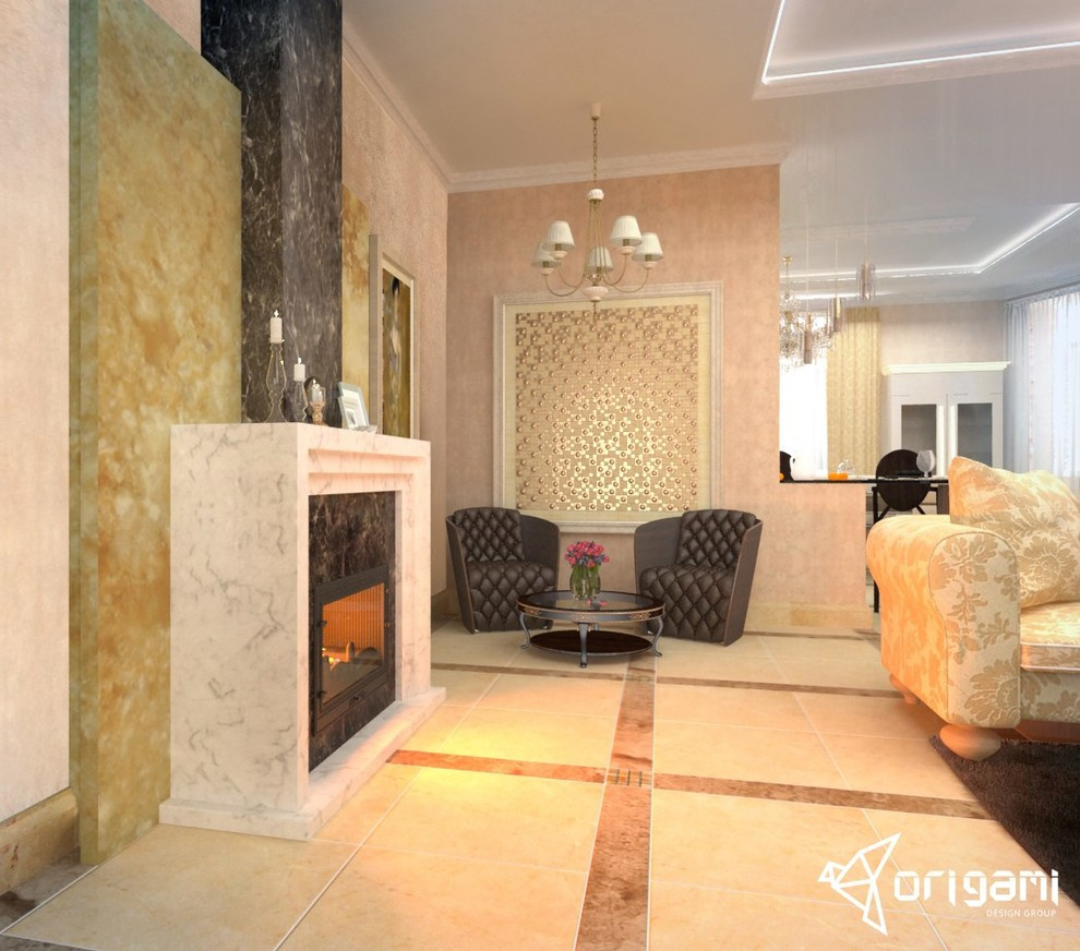 Обложка проекта: Проекты студии Дизайна ORIGAMI с использованием декоративной штукатурки